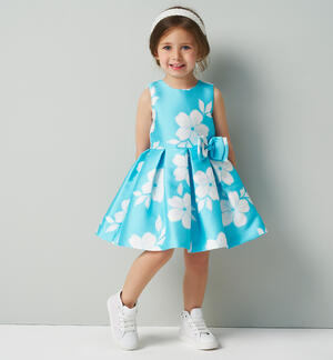 Elegant turquoise dress for girls