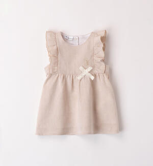 Baby girls' dress with bow