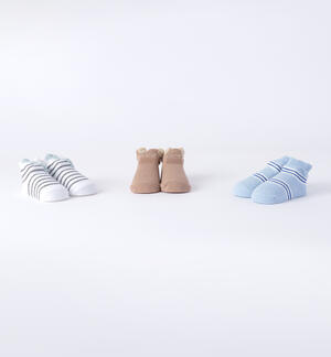 iDOMini Newborn Booties LIGHT BLUE