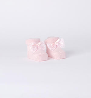 Baby Girl Booties PINK