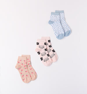 Girl's patterned socks