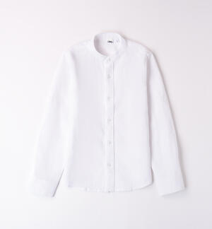 Mandarin collar boy's shirt