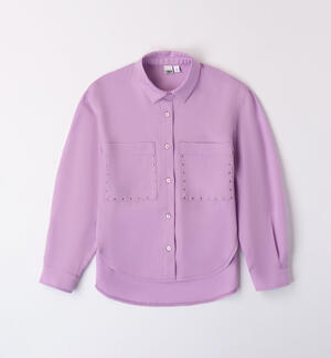 Lilac shirt for girls