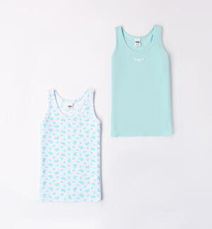 Girl's vests with wide straps