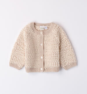 Cardigan neonata in tricot