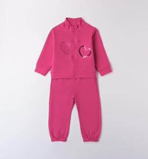 Completo sportivo bambina FUCSIA