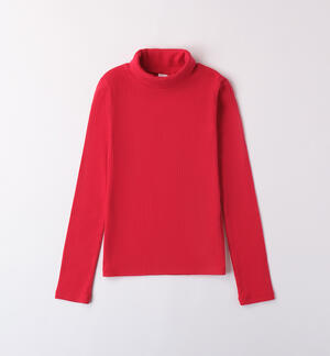 Turtleneck for girl RED