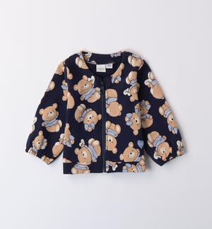 Zip-up Baby Girl Sweatshirt