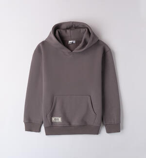 Felpa con cappuccio modello unisex GRIGIO