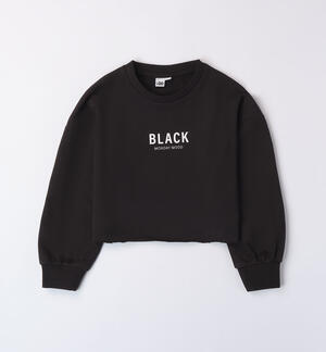 Girl's black sweatshirt