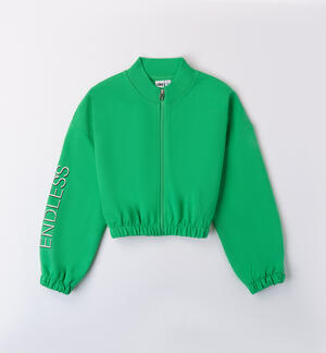 Sweatshirt for girl GREEN