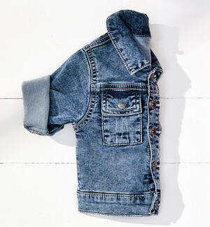 Newborn Denim Jacket CREAM