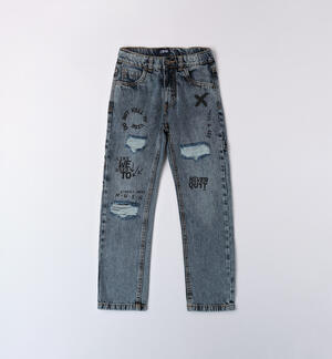 Jeans for boys with writing