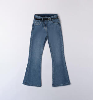 Jeans ragazza con cintura