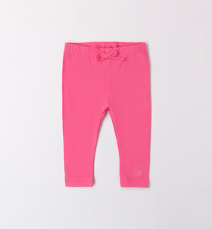 Newborn Baby Girl Leggings FUCHSIA