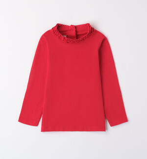 Girl's turtleneck RED