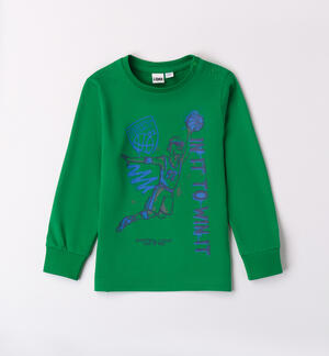 Baby boy crew-neck t-shirt GREEN