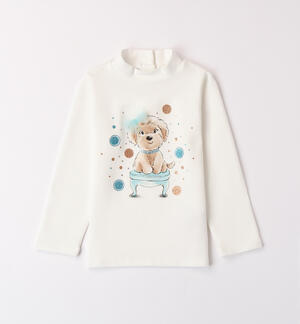 Girl's turtleneck T-shirt