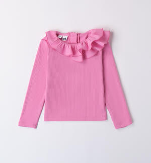 Girl's collared shirt PINK