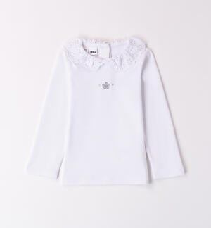 Broderie anglaise t-shirt for girls