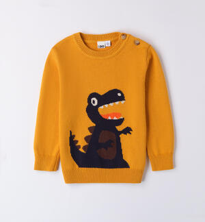 Baby boy sweater with dinosaur