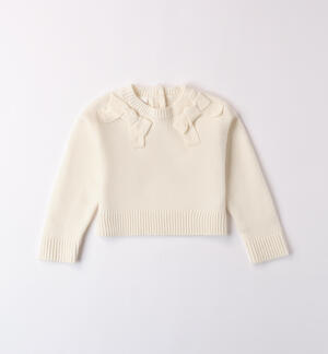 Girl sweater with bows