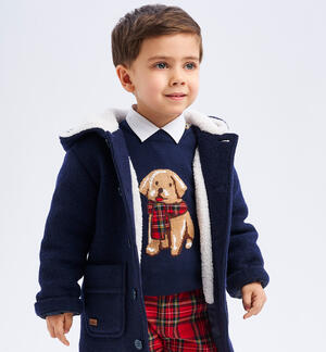 Maglione natalizio bambino BLU