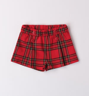 Plaid Baby Girl Shorts