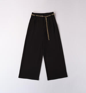 Pants with jewel belt 