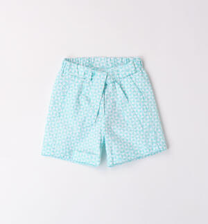 Girls' patterned shorts