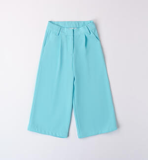 LONG WOVEN TROUSERS LIGHT BLUE