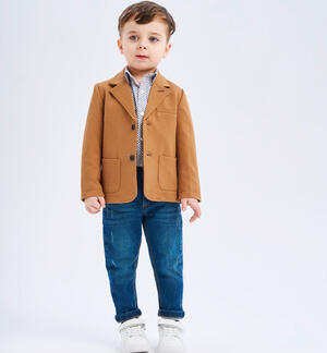 Pantaloni jeans bambino BEIGE