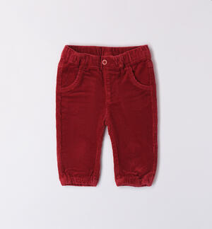 Pantaloni per bimbo ROSSO