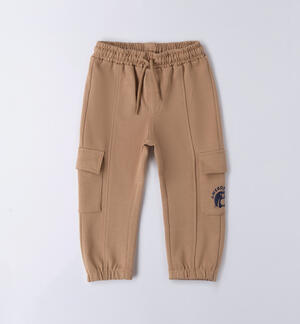 KNITTED TROUSERS BROWN