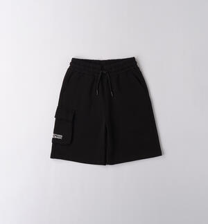 Unisex trousers for boys BLACK