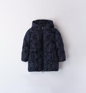 Girl's long down jacket