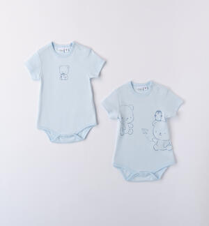 Baby Bodysuit Set LIGHT BLUE