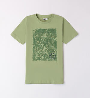 Boys' 100% cotton T-shirt GREEN