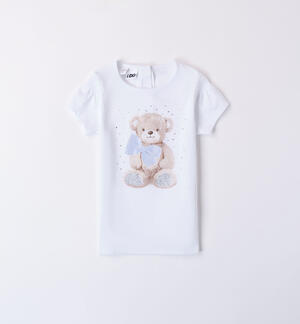 T-shirt con orso per bambina