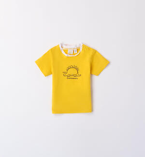 T-shirt gialla per bimbo