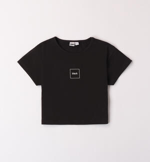 Black T-shirt for girls