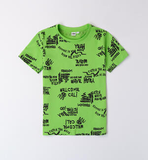 Boys' green T-shirt