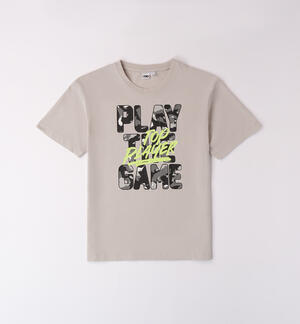 T-shirt ragazzo 100% cotone