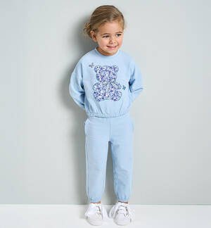 Teddy bear jumpsuit for girls