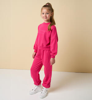 Girl's tracksuit FUCHSIA