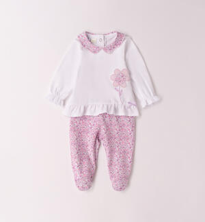 Two-Piece Baby Girl Romper