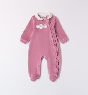 Velvet Baby Girl Romper