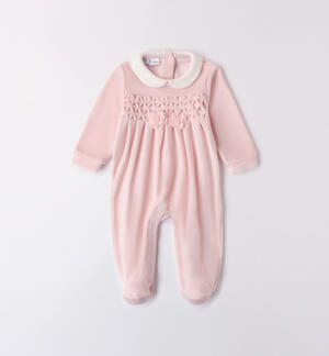 Velvet Baby Girl Romper