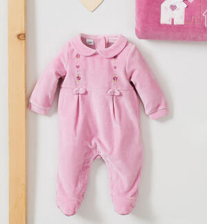 Velvet Baby Girl Romper