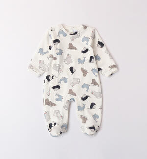 Allover Print Baby Romper